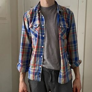 Plaid button up